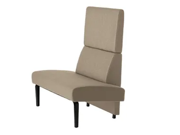 AMBIT 1051 - Fabric bench seating with back by Et al. - view 2